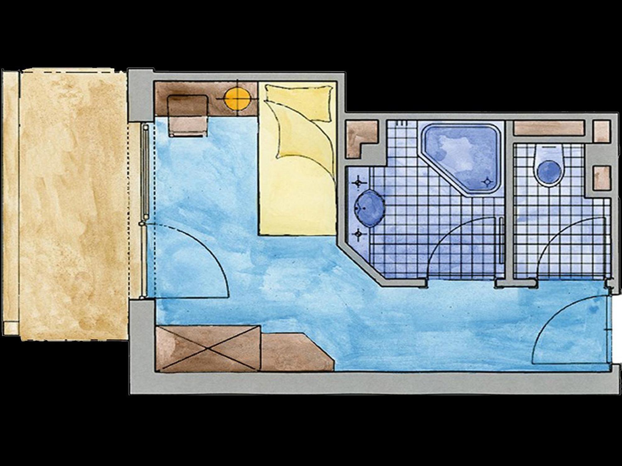 Thermal-Badhotel Kirchler Тукс Стая снимка